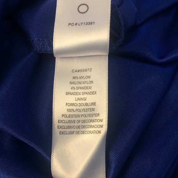 Laundry by Shelli Segal Vibrant Blue Lace Dress - Picture 8 of 9